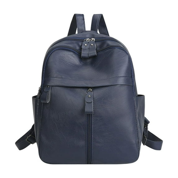 Polyurethane Backpack, Spacious Commuter Bag for Everyday Carry, Durable Leather Daypack with Organizational Pockets, Sleek Rucksack for Office and Travel, Comfortable Carryall for Men and Women