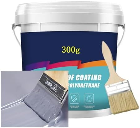 Polyurethane Coating, Material waterproofing,Basement Foundation Repair,Eco Friendly Waterproof Sealant for Roofs,Walls,Garden,Gutter,Concrete Cracks Holes Leak Repair