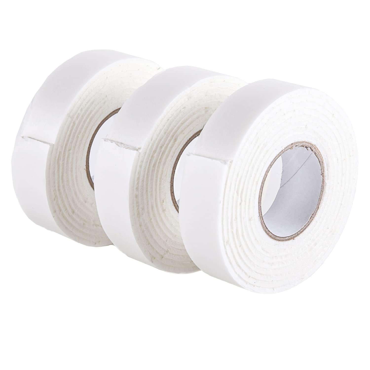 Polyurethane Double Sided Foam Mounting Tape, 0.7" X 6.6 Feet (3 Rolls