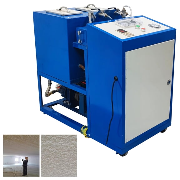 Polyurethane Foam Spray Machine Electric Spraying and Pouring Machine with 2 Independent Material Boxes 220V