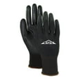 thumbnail image 1 of Polyurethane Palm Coated 100 percent Polyester Machine Knit Glove, Black - Extra Small, 1 of 1