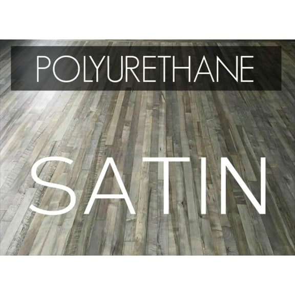 Polyurethane Satin Water-based Interior Clear Coating by Weatherwood - 5 Gallons (640 Fl. Oz.)