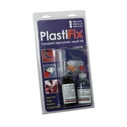 Polyvance 2503 PlastiFix Rigid Plastic Repair Kit, Black, 8 Piece Set