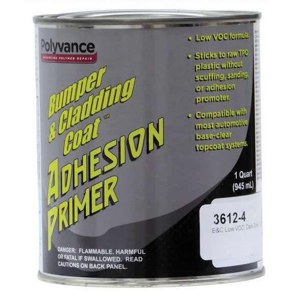 Polyvance 3612-4 Bumper & Cladding Dark Gray Low VOC Adhesion Primer (Quart)