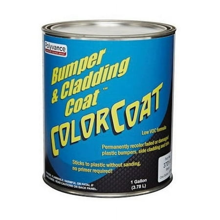 Polyvance Bumper & Cladding Coat 3701-1 Color Coat, 1 Gallon, Black