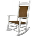 thumbnail image 1 of Polywood Jefferson Rocking Chair with Woven Seat and Back, 1 of 9