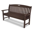 thumbnail image 1 of Polywood Nautical 48" Bench in Mahogany, 1 of 6