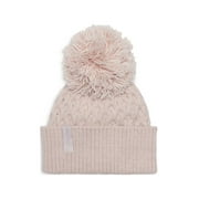 Pom Cable Knit Beanie