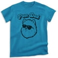 thumbnail image 1 of Pom Dad T-shirt, Unisex Men's Shirt, Pomeranian, Pom Owner, Best Dog Dad Gift, Heather Blue, XX-Large, 1 of 6