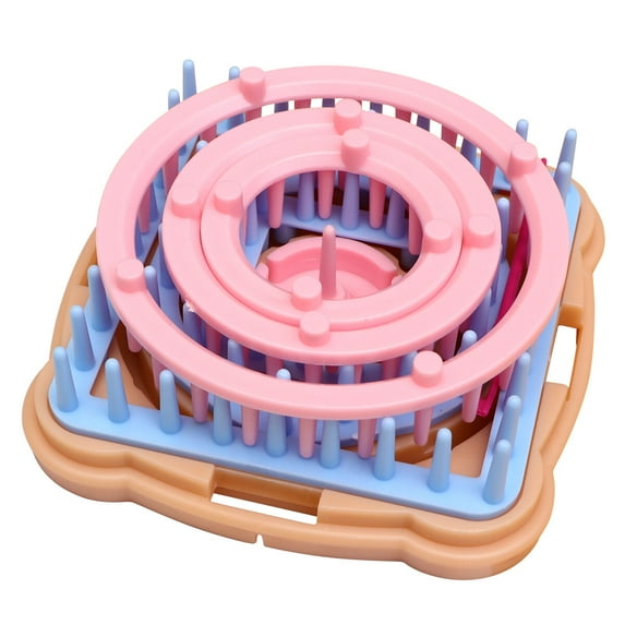 Pom Loom Weaving Knitting Fluff Makers Pompom Maker Machine Crochet Looms Refill Kit Kids Adults Flower Poms Faux Wool