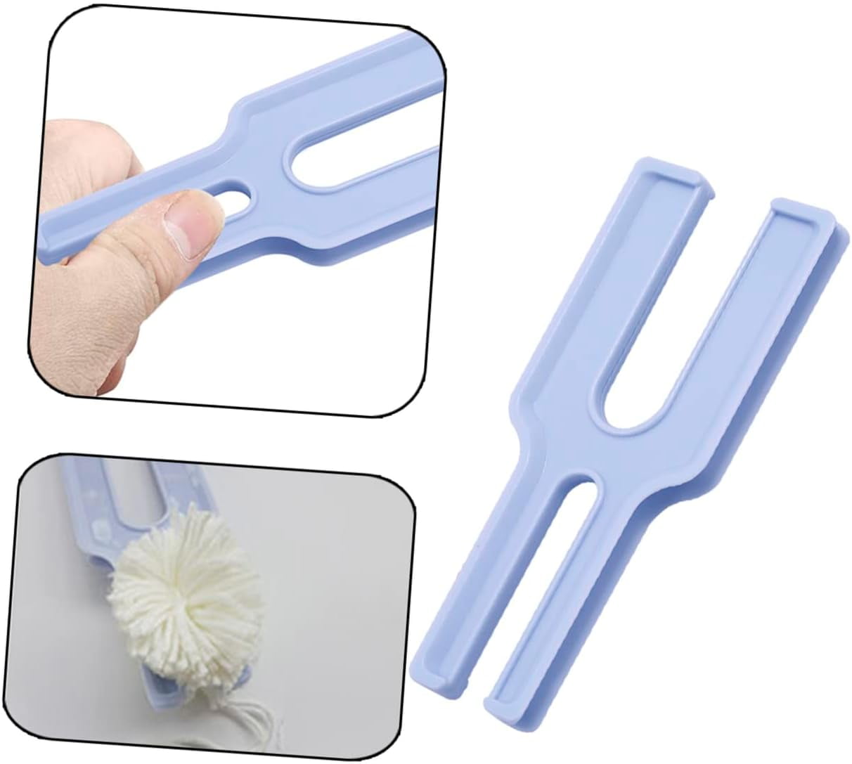 Pompom Maker Set - 27-teilig Mit Garn & Häkelnadeln Für DIY Bommeln