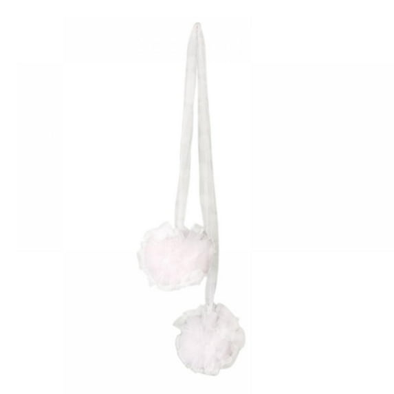 Pom Pom Ball Bed Decor Baby Bed Mosquito Net Hanging Flower Ball Ornaments for Girls Bed,Castle Game Tent Room Decor