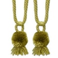 thumbnail image 1 of Pom Pom Braided Rope Window Curtain Tassel Tieback 2 Pack, 1 of 1