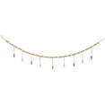 thumbnail image 1 of Pom Pom Garland Photo Display String with Clips and Wood Bead Garland, 1 of 1