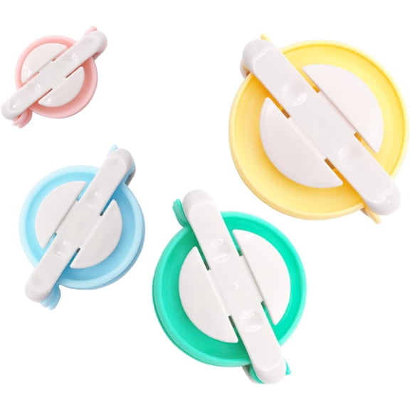 Pom Pom Maker Set 4 Sizes Yarn Ball Weaving Tools for DIY Crafts, Fluffy Wool Pompom Maker for Knitting, Crochet, Decorations and Handmade Projects