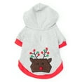 thumbnail image 1 of Pom Pom Reindeer Hoodie, 1 of 3