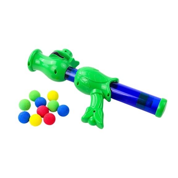 Pom Pom Shooting Automatic Cat Toy Button Start Interactive Exercise Equipment Indoor Kitten Mental Stimulation Boredom Relief Play Accessory