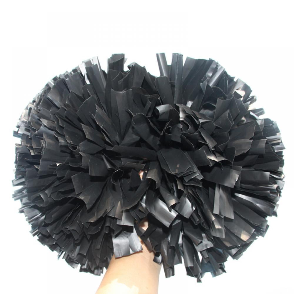 Pom Poms Cheerleading，2 Pack Cheer Pom Poms with Baton Handle, Metallic