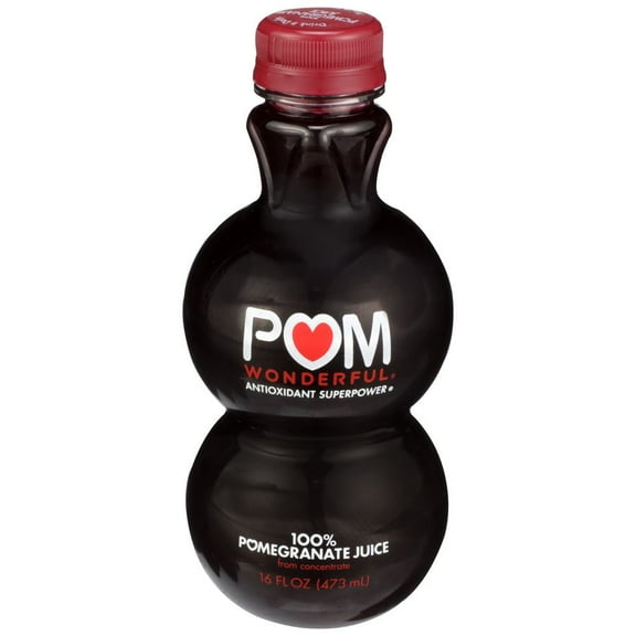 Pom Wonderful 100 Percent Pomegranate Juice, 16 Ounce -- 6 per Case.