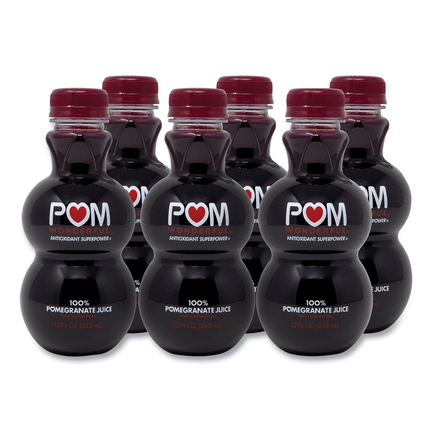 Pom Wonderful 100 Percent Pomegranate Juice, 16 Ounce -- 6 per case.