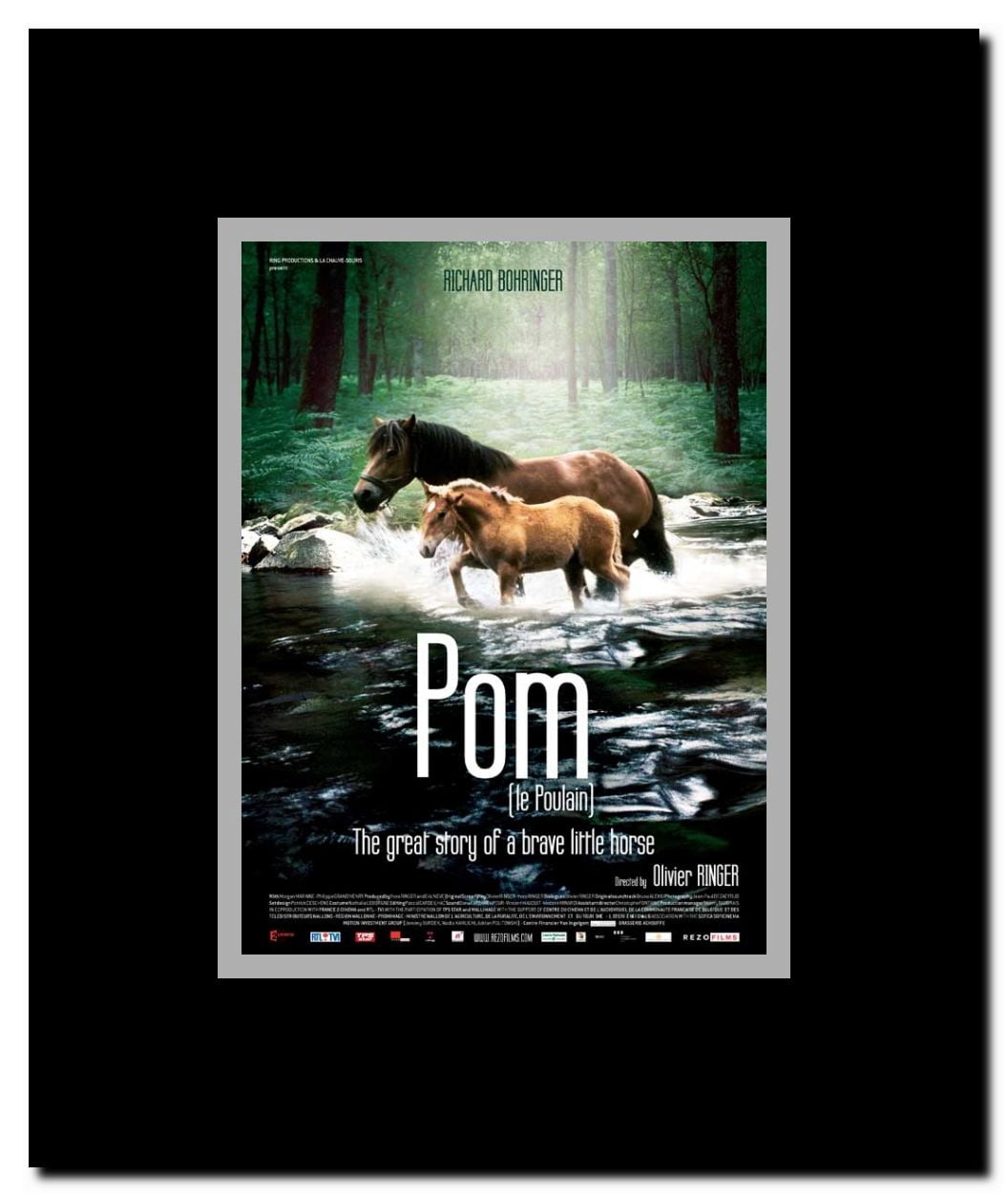 Pom le poulain Framed Movie Poster