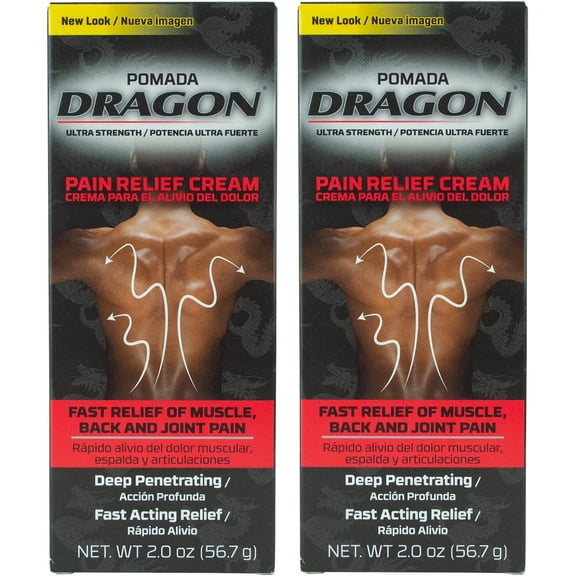 Pomada Dragon Muscle Aches and Arthritis Pain Relief Cream, 2 oz