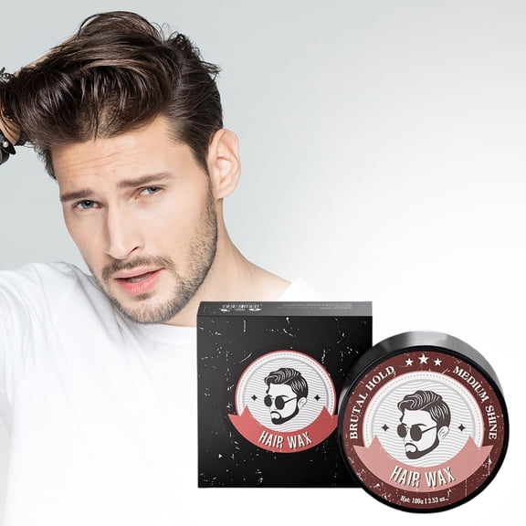 Pomade For Men - Tacky Hold Hair Wax, Gentlemen Medium Strong Hold, Restyleable, Natural Clay Formula, Graduation Hair Styling, Textured Finish, Holiday Grooming, 2 oz