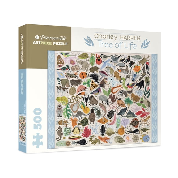 Pomegranate Communications, Inc. Charley Harper - Tree of Life Puzzle: 500 Pcs