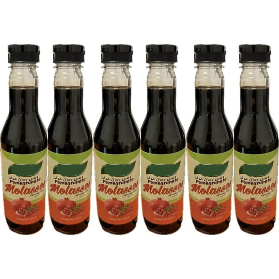 Pomegranate Concentrated Molasses Six (6) Bottles N.W. 20 oz each.