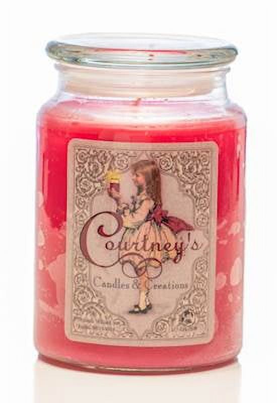 Pomegranate Scented Red 26oz Large Jar Candle