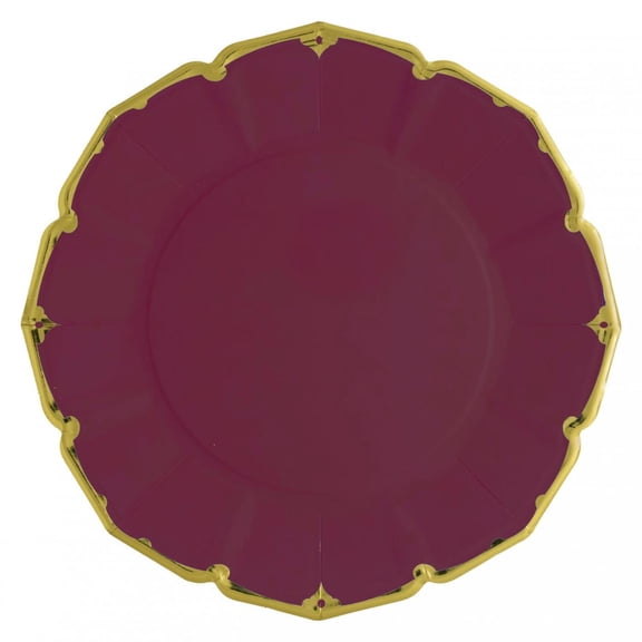 Pomegranate Dinner Plates | Unique Porcelain Inspired Paper Plate