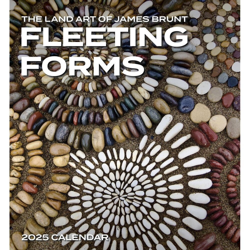 Pomegranate, Fleeting Forms Land Art 2025 Wall Calendar