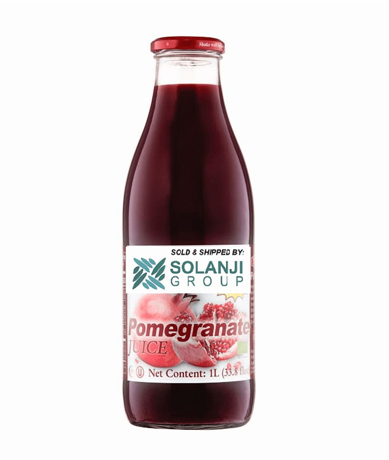 pomegranate juice glp 1 Pomegranate Juice Net 33.8 fl.oz (1 Ltr.) - One (1) Glass Bottle