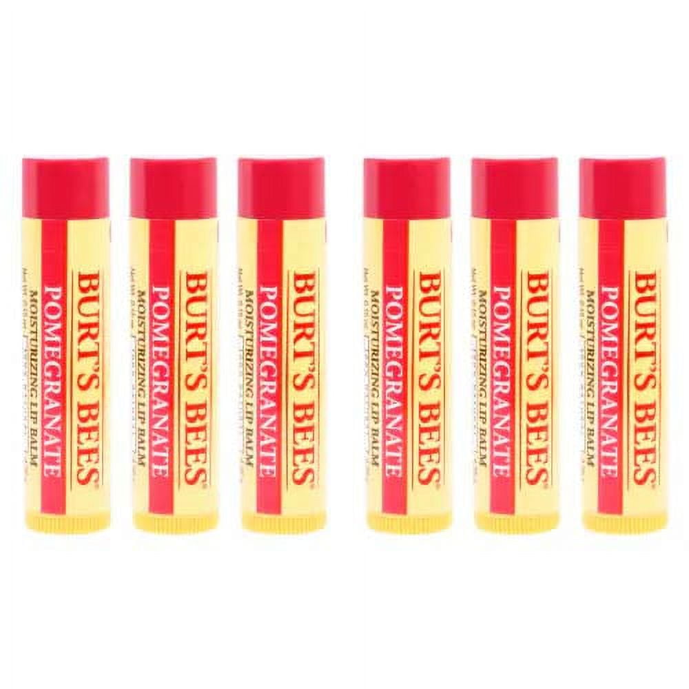 Pomegranate Moisturizing Lip Balm Blister Pack Of 6