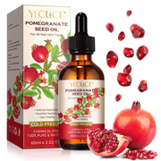 Pomegranate Seed Oil,Cold-Pressed Pomegranate Seed Essential Oil for Anti-Aging and Fine Line Reduction 2.02 fl.oz