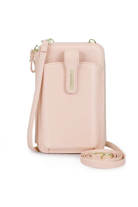 Crossbody Cell Phone Purse for Women with Magnetic Phone Pocket and Card Slots