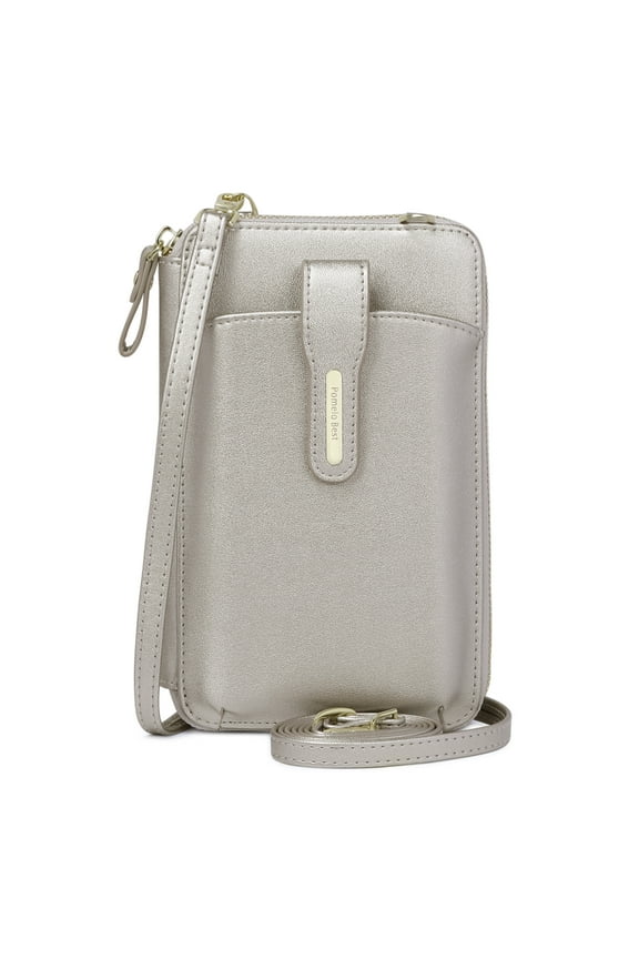 Crossbody Cell Phone Purse for Women with Magnetic Phone Pocket and Card Slots