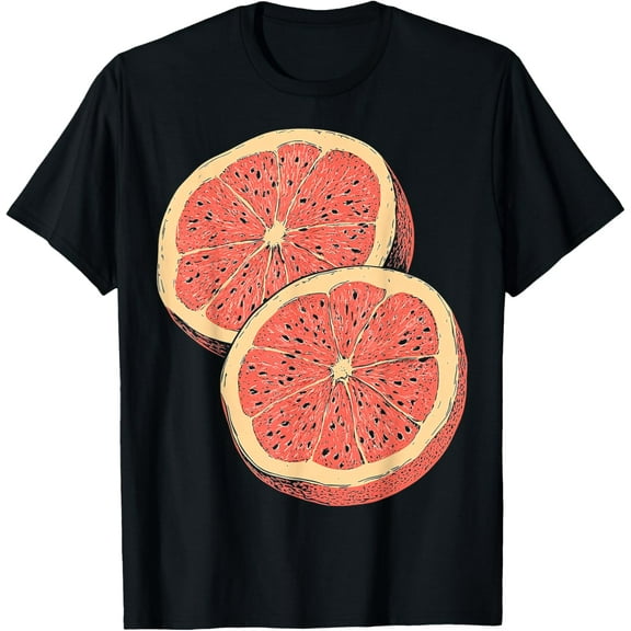 Pomelo Fruit Graphic Scribble Artwork Pomelo T-Shirt