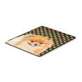 thumbnail image 1 of "Pomeranian Candy Corn Halloween Portrait Mouse Pad Hot Pad or Trivet", 1 of 1