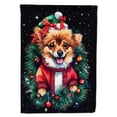 thumbnail image 1 of Pomeranian Christmas House Flag 28 in x 40 in, 1 of 5