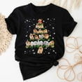 thumbnail image 1 of Pomeranian Christmas Tree T-Shirt, Funny Dog Lover Gift, Pom Dog Christmas Lights Shirts, Christmas Shirts for Women Men, 1 of 3