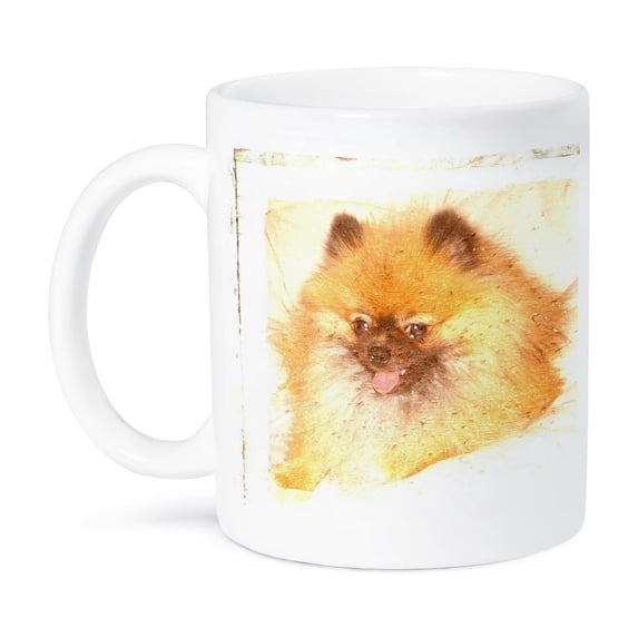 3dRose, Pomeranian Dog Animal Photography, 15oz Mug