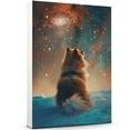 thumbnail image 1 of Pomeranian Dog Art Print Poster, Wall art Canvas Painting Decor, Dog Pop Starry Night Art Home Decor Artwork For Bedroom Living Room Bathroom Décor, 1 of 6
