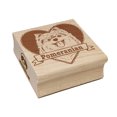 thumbnail image 1 of Pomeranian Dog Heart Square Rubber Stamp Stamping Scrapbooking Crafting - Small 1.25in, 1 of 7