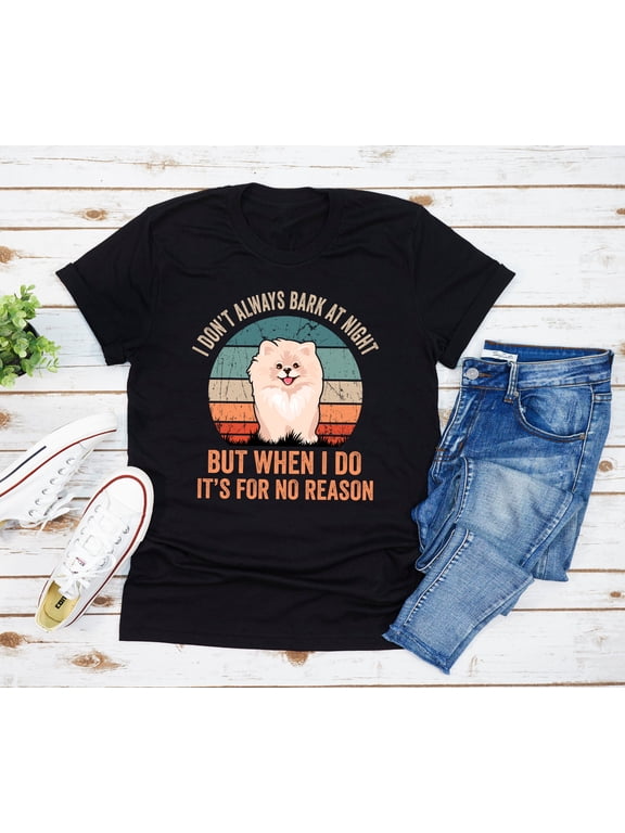 Pomeranian Dog Pet Breed Bark Barking Lover Puppy Cute Gift Style T-Shirt, Size S-5XL
