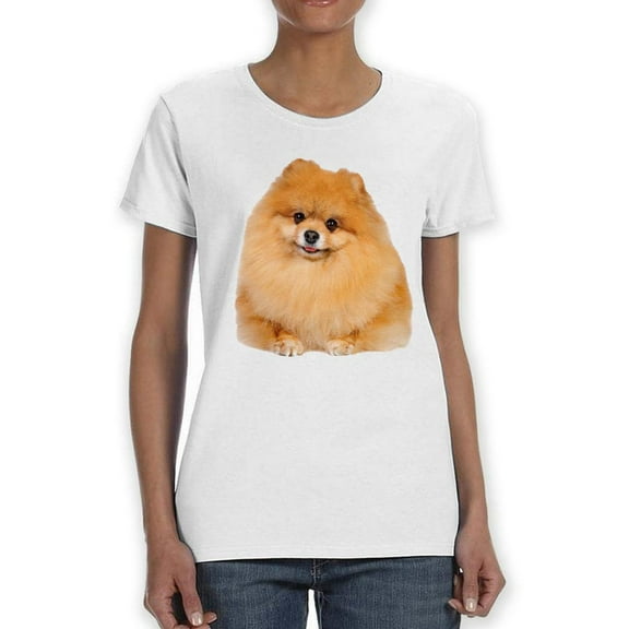 Pomeranian Dog T-Shirt Women -SPIdeals Designs, Female Medium
