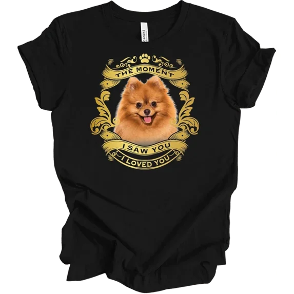 Pomeranian Dog The Moment I Saw You I Loved You Pet Portrait Cute Gift ...