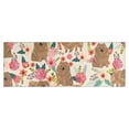 thumbnail image 1 of Pomeranian Dogs and Pioneer Flower Kitchen Rug Mat,Kitchen Runner Rugs Non Skid Washable,Decorative Kitchen Floor Mats for Kitchen,Sink,Laundry,17"X47", 1 of 5