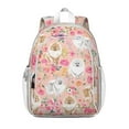 thumbnail image 1 of Pomeranian Dogs and Flowers Backpack for School,Cute School Bag,Schoolbag with Adjustable Shoulder Straps & Padded Back,15"x11.42"x5.5", 1 of 6