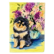 Pomeranian Garden Flag